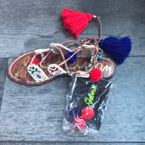 ⭐️HP⭐️Sam Edelman Gem Gladiator Woman’s Sandal - Picture 2 of 8